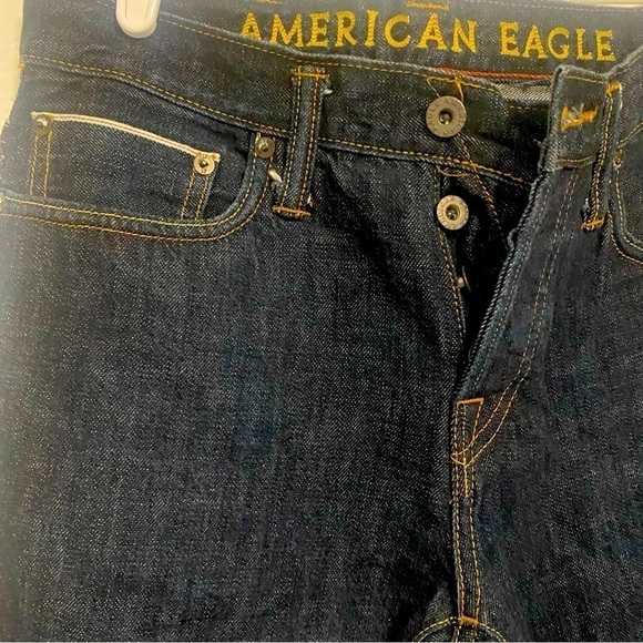 American Eagle Men ‘77 Reserve Limited Edition Skinny Button Fly Selvedge 30/30 - Picture 1 of 13